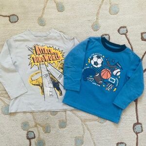 Boys Long Sleeve Tshirts size 4T